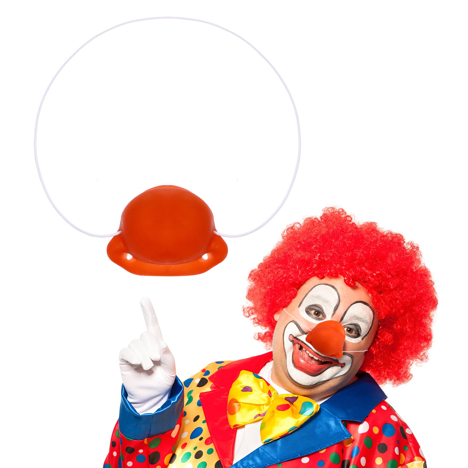 VALICLUD Funny Red Clown Nose Prop Honking Costume Accessory for Masquerade Halloween Carnival and Party Fun - Image 2