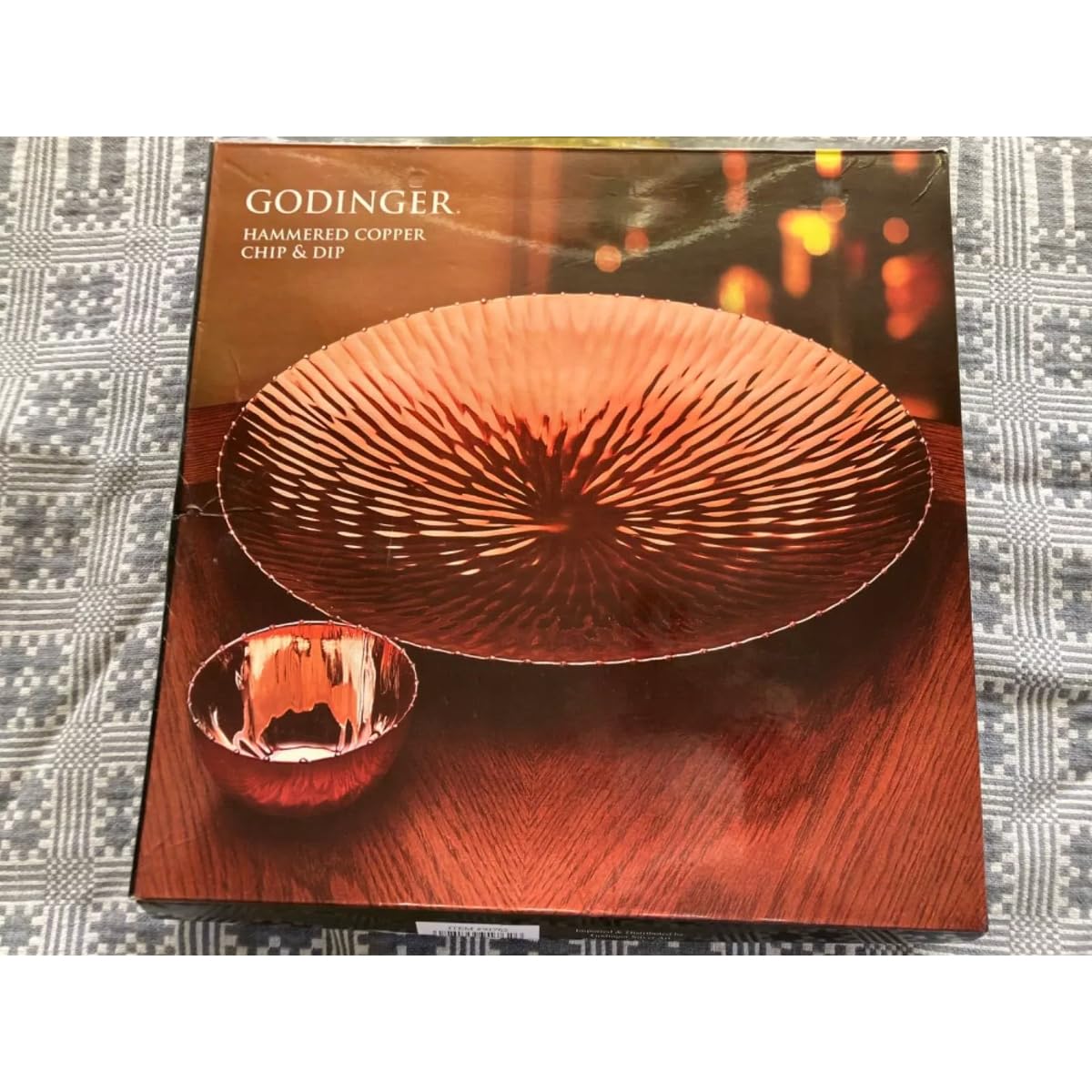 Godinger Copper Chip & Dip Set
