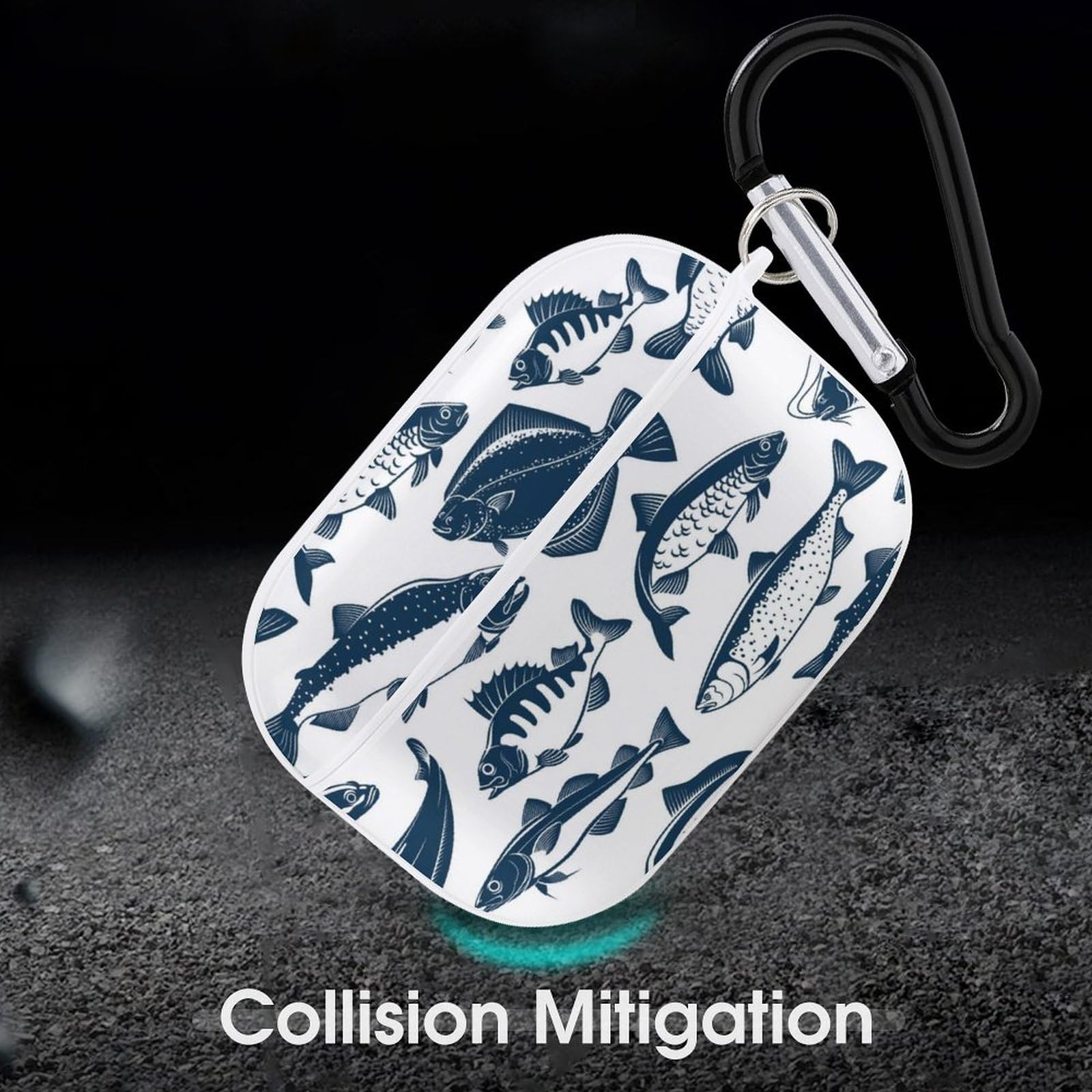 Amazon | マグロ シーバス 魚柄 AirPods Pro2 ケース 2022年9月発売