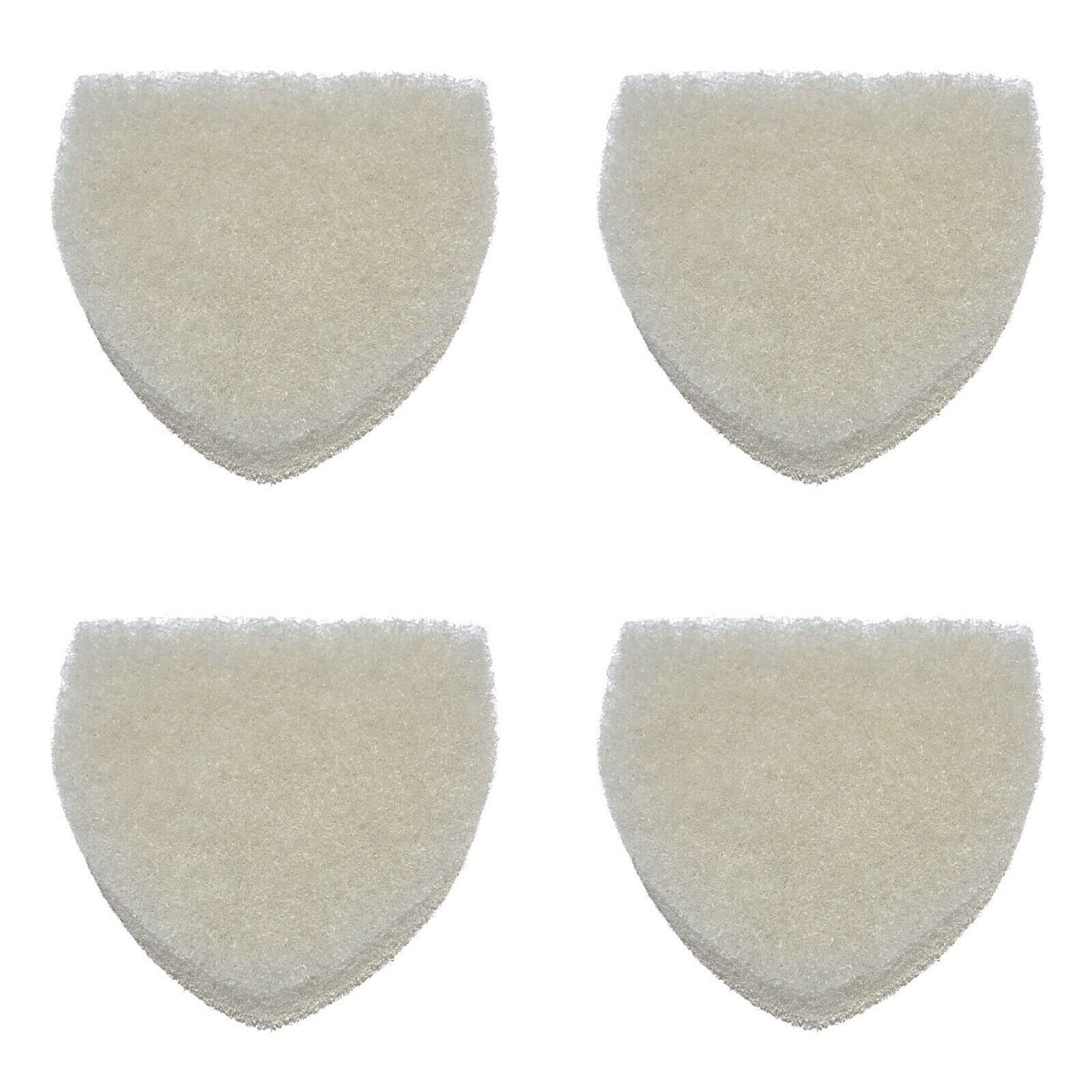 Replacement Refill White Scrubber Pads 4-Pack Compatible with Clorox Bath Wand Pole