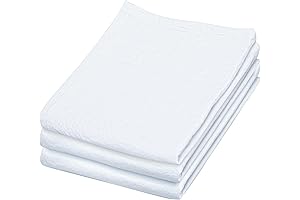 Cotton Flour Sack Kitchen Towels Pack of 3 | 18"x28" | Ultra-Absorbent,...