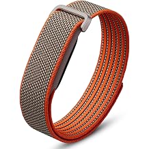 DADO Woven Nylon Loop Band Compatible with Google Fitbit Air, Stretchy Breathable Sport Strap, Adjustable Elastic Replacement Wristband with Metal Buckle for Men Women