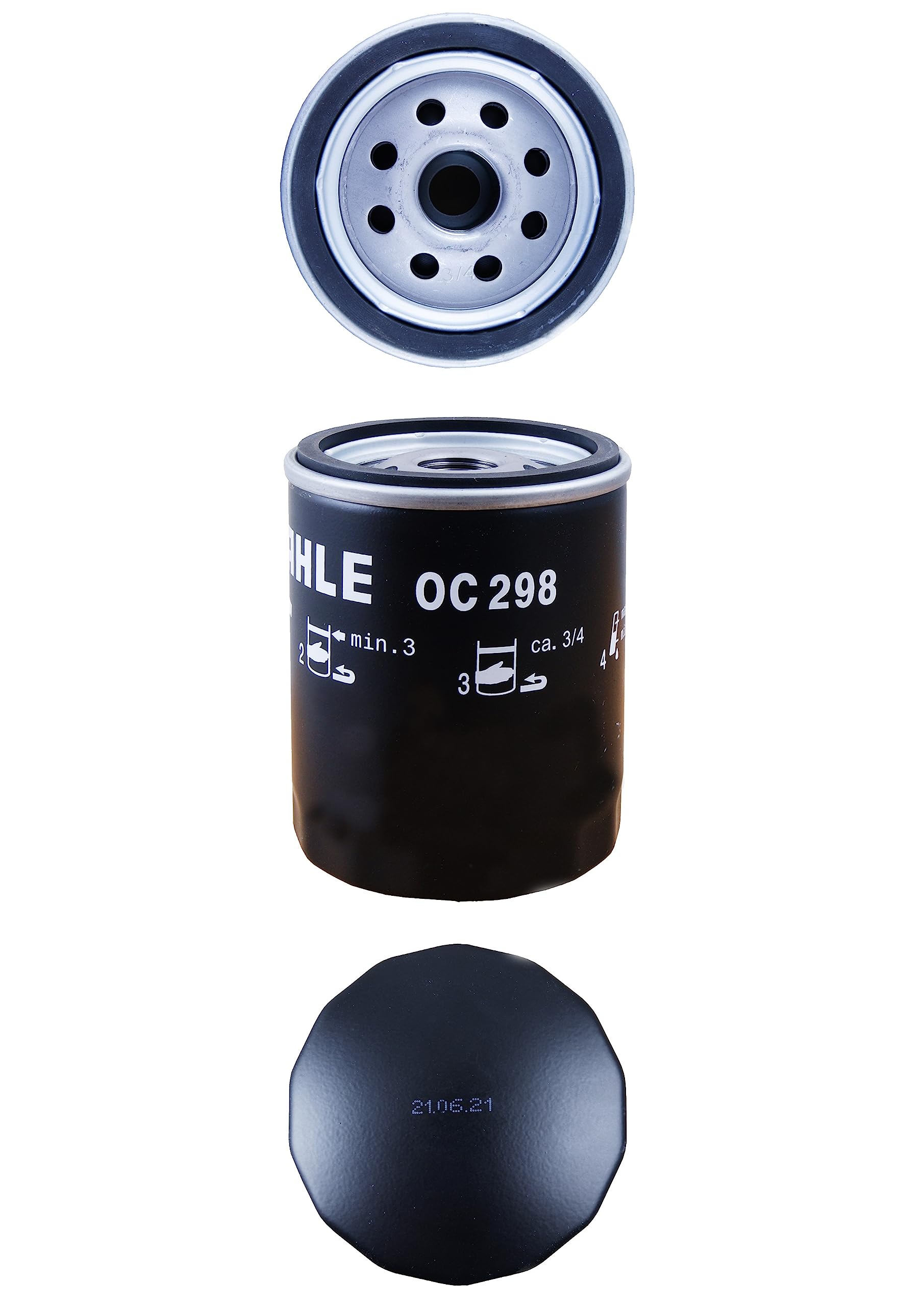 Knecht OC 298 Filtro Olio Motore – Altezza 101mm, Filetto 3/4-16UNF, Ricambio Auto Di Qualità