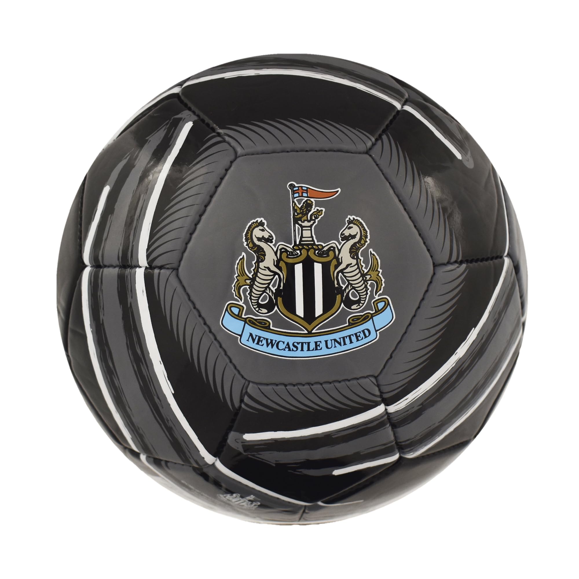 Hy-Pro Newcastle United - Juego de fútbol con licencia oficial - Pelota tamaño 5 con bomba, mochila, saco de gimnasio, guantes de portero, espinilleras y botella de 750 ml, regalos completos de fútbol