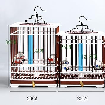 Bird Cages New Model Steel Shellfish Cage Embroidery Dianchin Jade Yellow Bird Accessories Bath Cage Spring Drawer Bird Carrier,