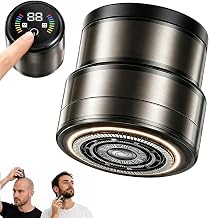 2-in-1 Smart Electric Bald Head Shaver, 30 Blade Precise Cut | ABS grooming tool, dual speed control trimmer, smooth flexible foil, water washable part, USB charge, quick daily styling