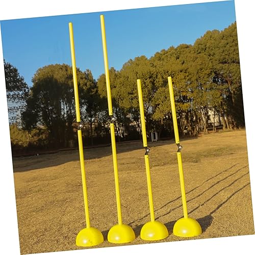 Miniatura 7 de BESPORTBLE 2 unids plegable primavera deportes portátil fútbol atletismo pista de entrenamiento mundial mujeres que acarician bastones agilidad