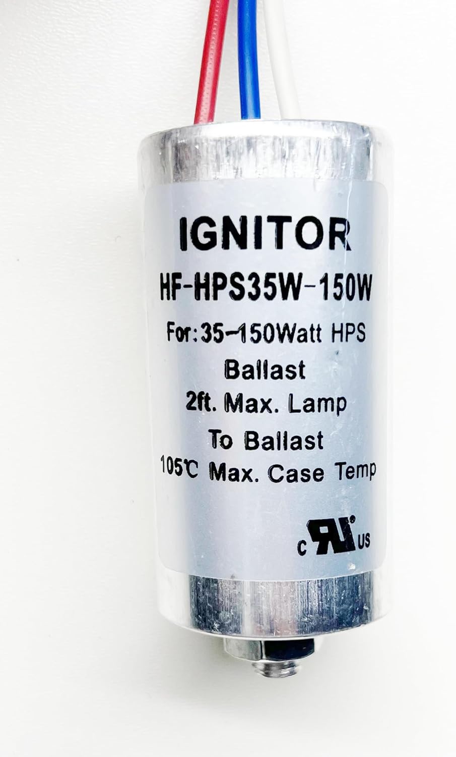 Generic Ignitor for High Pressure Sodium 35-150 Watt HPS Ballast, Aluminum