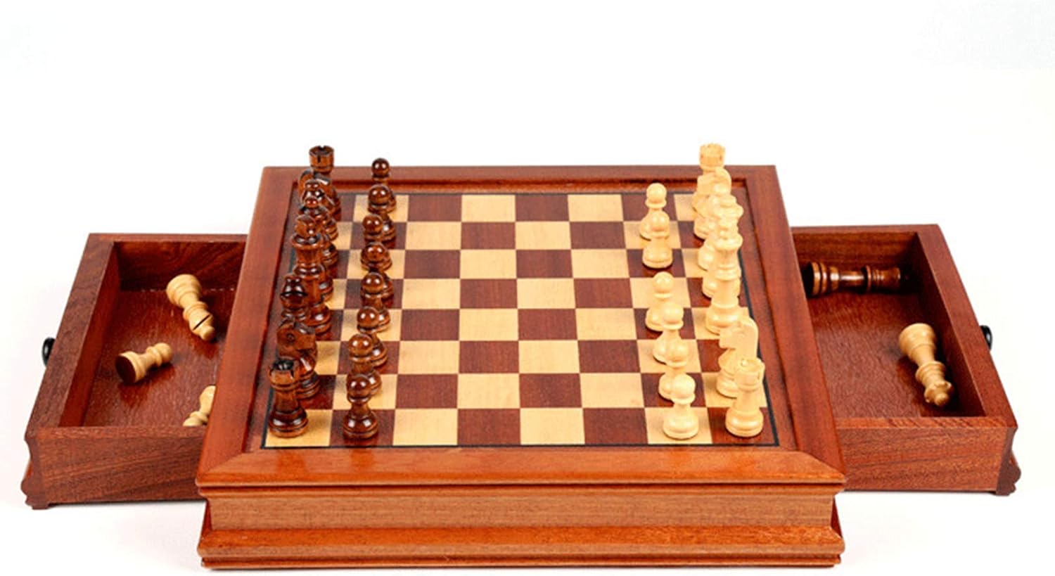 チェスセットクラシックボードゲーム便利な収納インターナショナル将棋マグネットタイプ家族初心者向け 41x41cm 送料無料 一部地域を除く