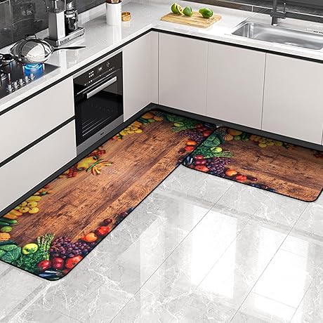 Charming Fruit Kitchen Rugs