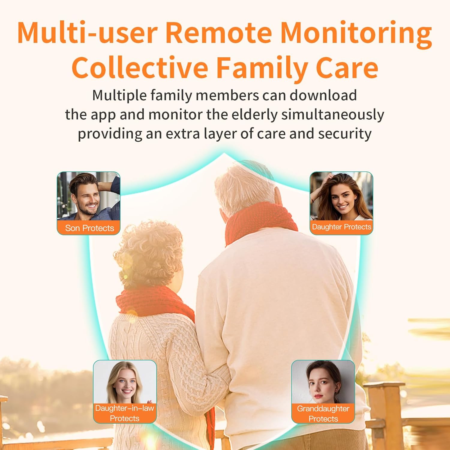 Fall Detection Smart Watch for Seniors with GPS Tracking, SOS Alert & HD Video Call, Waterproof Fitness Tracker for Dementia/Alzheimer’s, 4G Safety (Classic, Red)