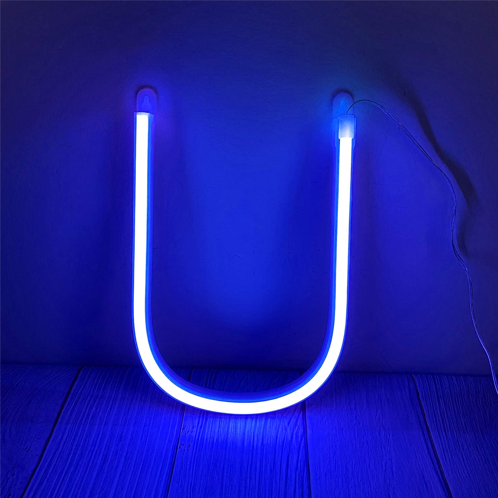 Lettre Lumineuse LED En Néon Blanc - Alimentation Piles Ou USB - Décoration Chambre, Bar, Mariage - Lettre F