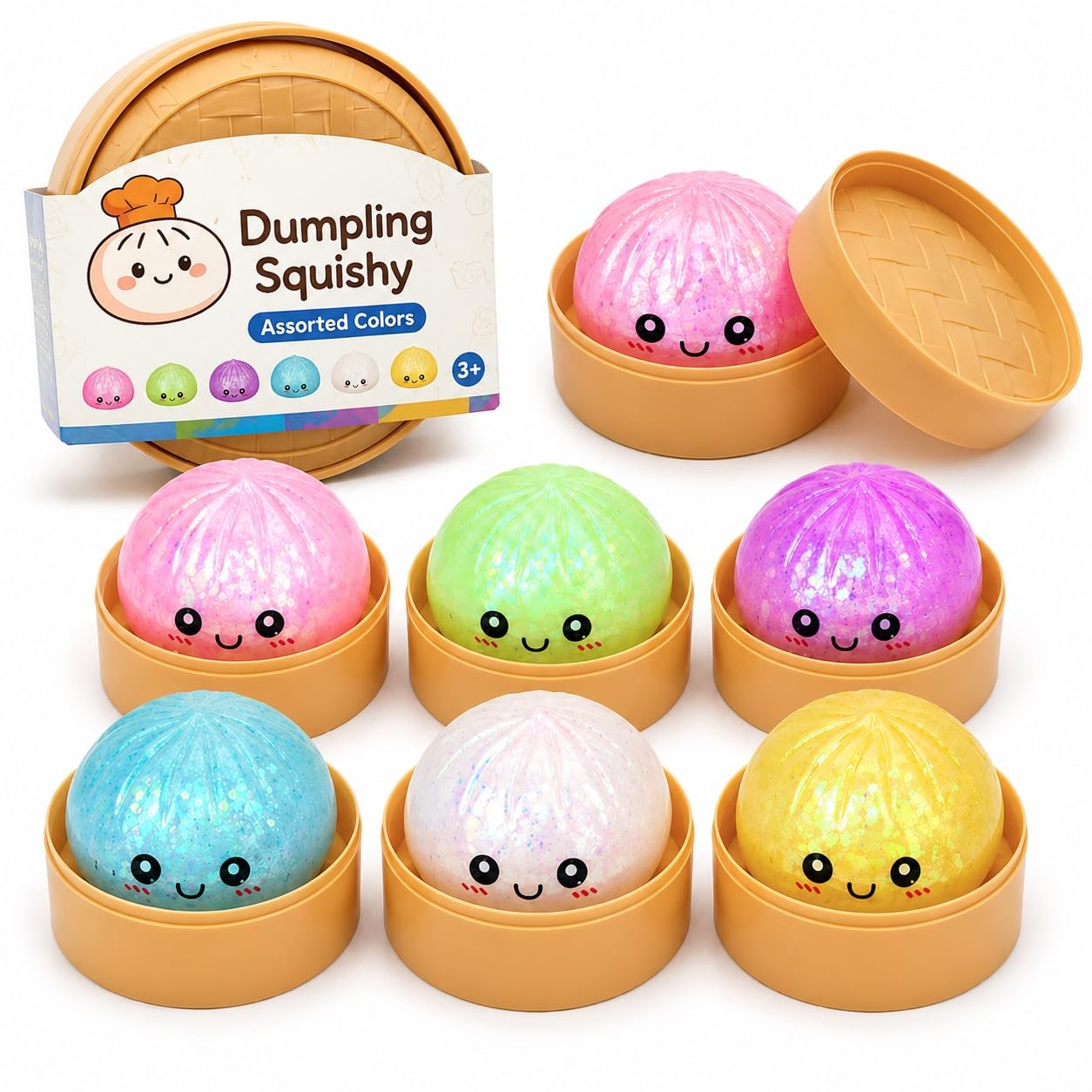 Wanna Party Ice Cream Squishy - Stress Relief Toy -9