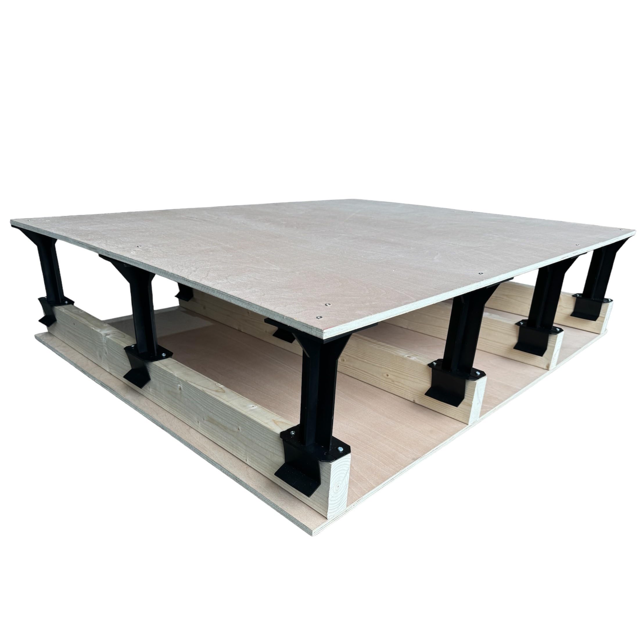 The Loft Rehausseurs Échasses de 175 mm de hauteur, entretoises d'isolation de grenier, échasses de grenier, rehausseurs de loft en plastique, pieds d'échasses de grenier, pieds de sol de grenier