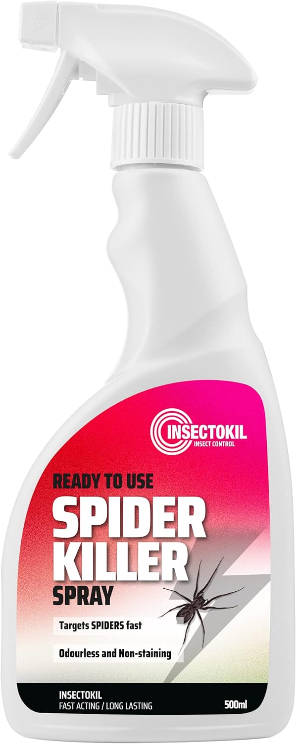 InsectoKil Spider Killer Spray & Spider Repellent 500ml Fast Acting