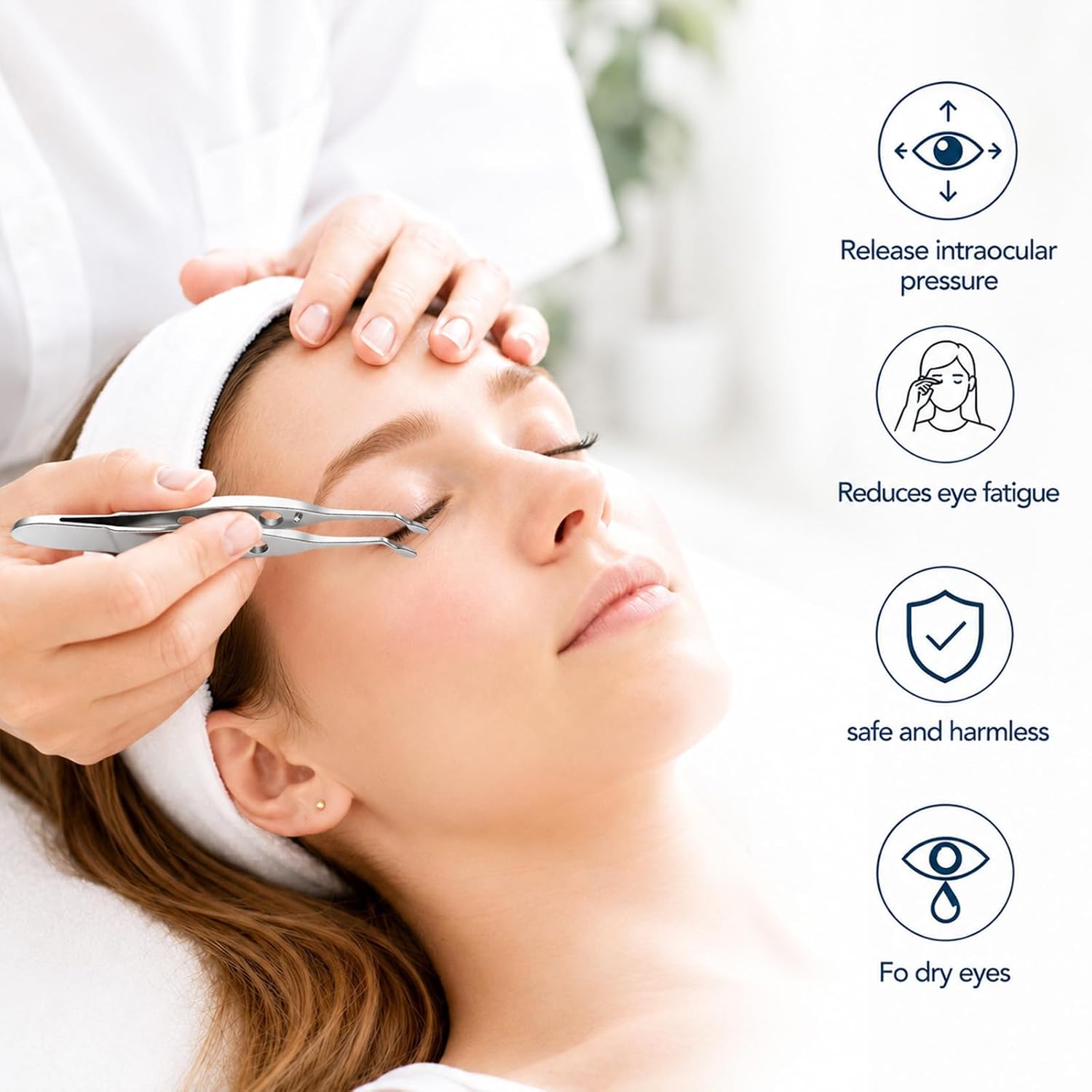 Meibomian Gland Expressor Stainless Steel Eyelid Face Care Massage