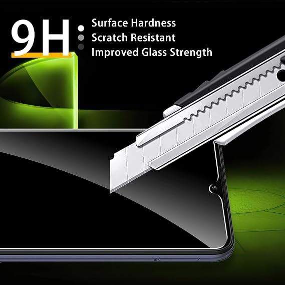 [2+2 Pack Tempered Glass Screen Protector for Motorola Moto Z4 with Camera Lens Protector - Anti-Fingerprint, Anti-Scratch, HD Clarity