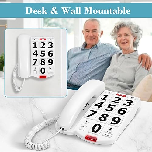 Miniatura 7 de Teléfono de botón grande para personas mayores