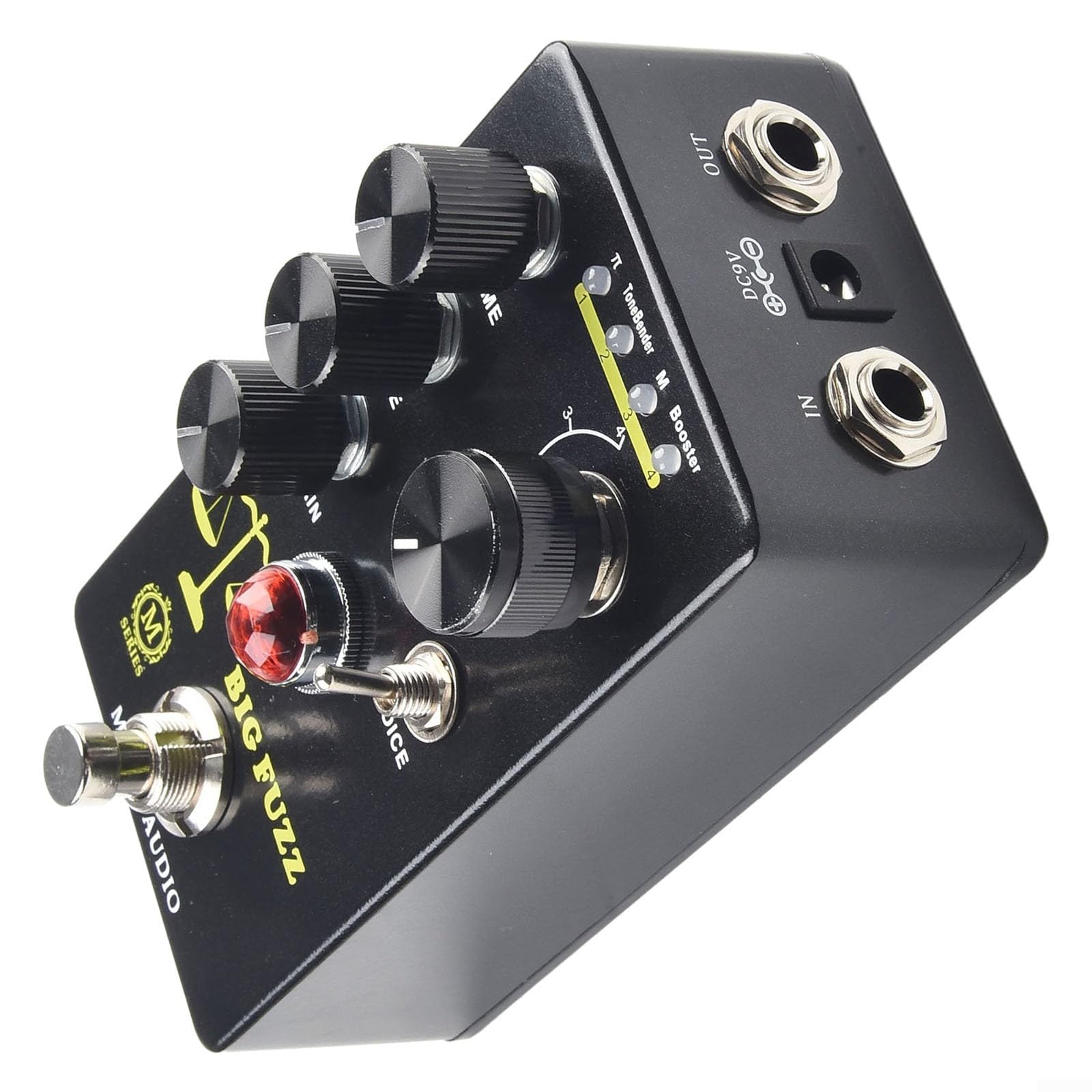 Pedal Distorsión Guitarra 2 Voces Interruptor para toggle Pedal