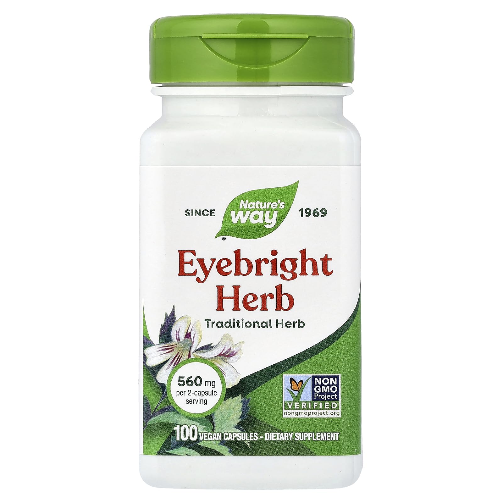 Nature's Way Eyebright Herb, 430mg, 100 Capsules (Pack of 2)-picture-32