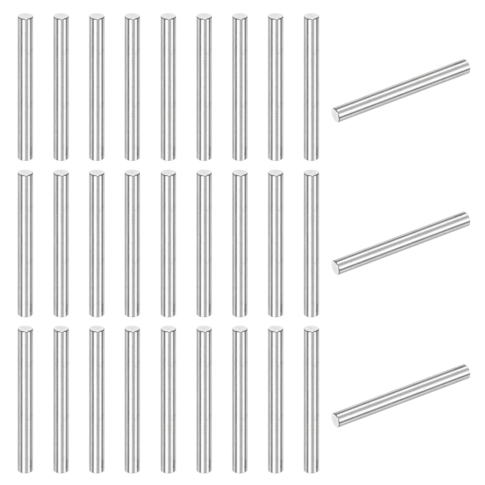 M METERXITY 100-Pack 2.5 x 25mm Dowel Pin