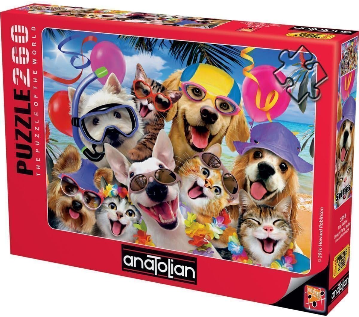Anatolian Puzzle - Plaj Selfisi / 260 Parça Puzzle, #3318