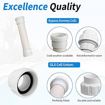 Amazon.com: Salt Cell Bypass Pipe Kit for Hayward Turbo Cell