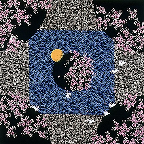 Japanese wrapping cloth FUROSHIKI 118cm Yosakura usagi Atype[Japan import]