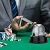 Lottery Roto Machine Electric Bingo Game Fortune Number Lottery Fair Clear 2 Color Balls 49 Pieces