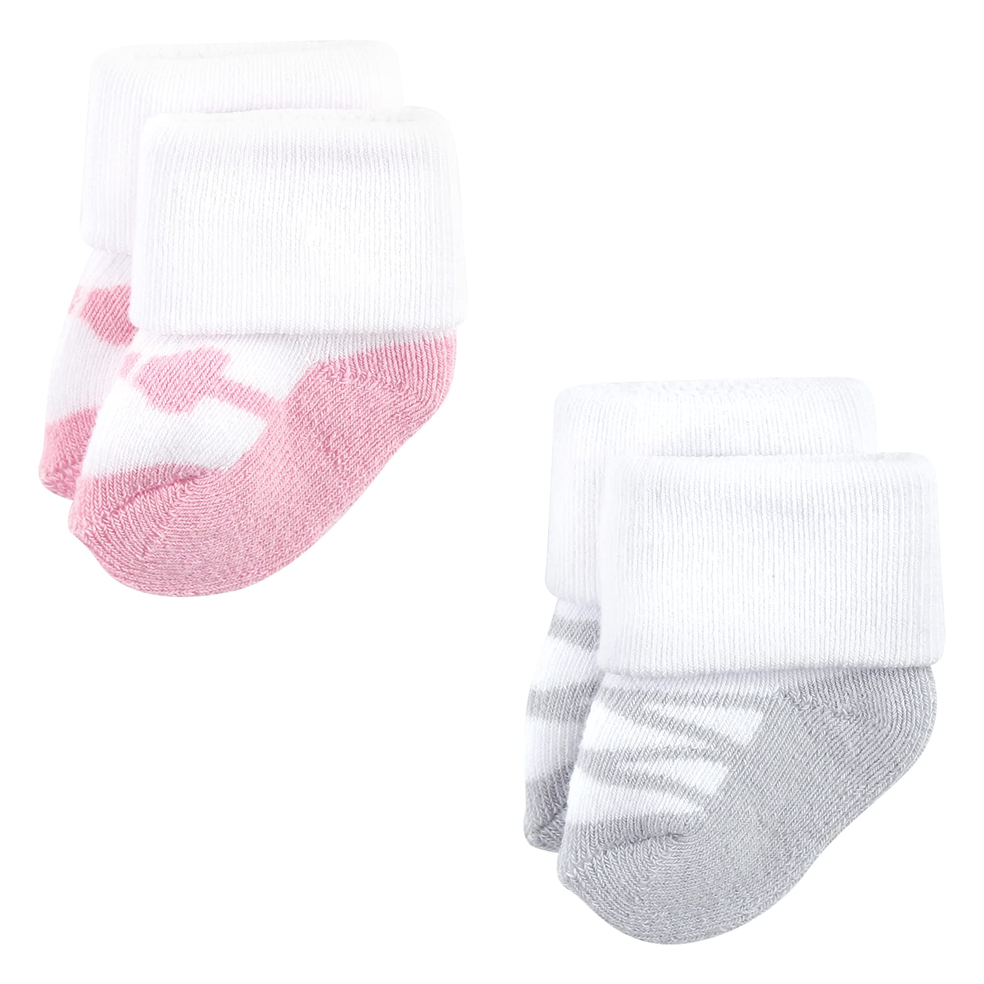 Luvable Friends Damen Unisex Neugeborene und Baby Frotteesocken Ballett 12er Pack 6-12 Monate, Balletttasche, Rosa, Schwarz, 12 Stück