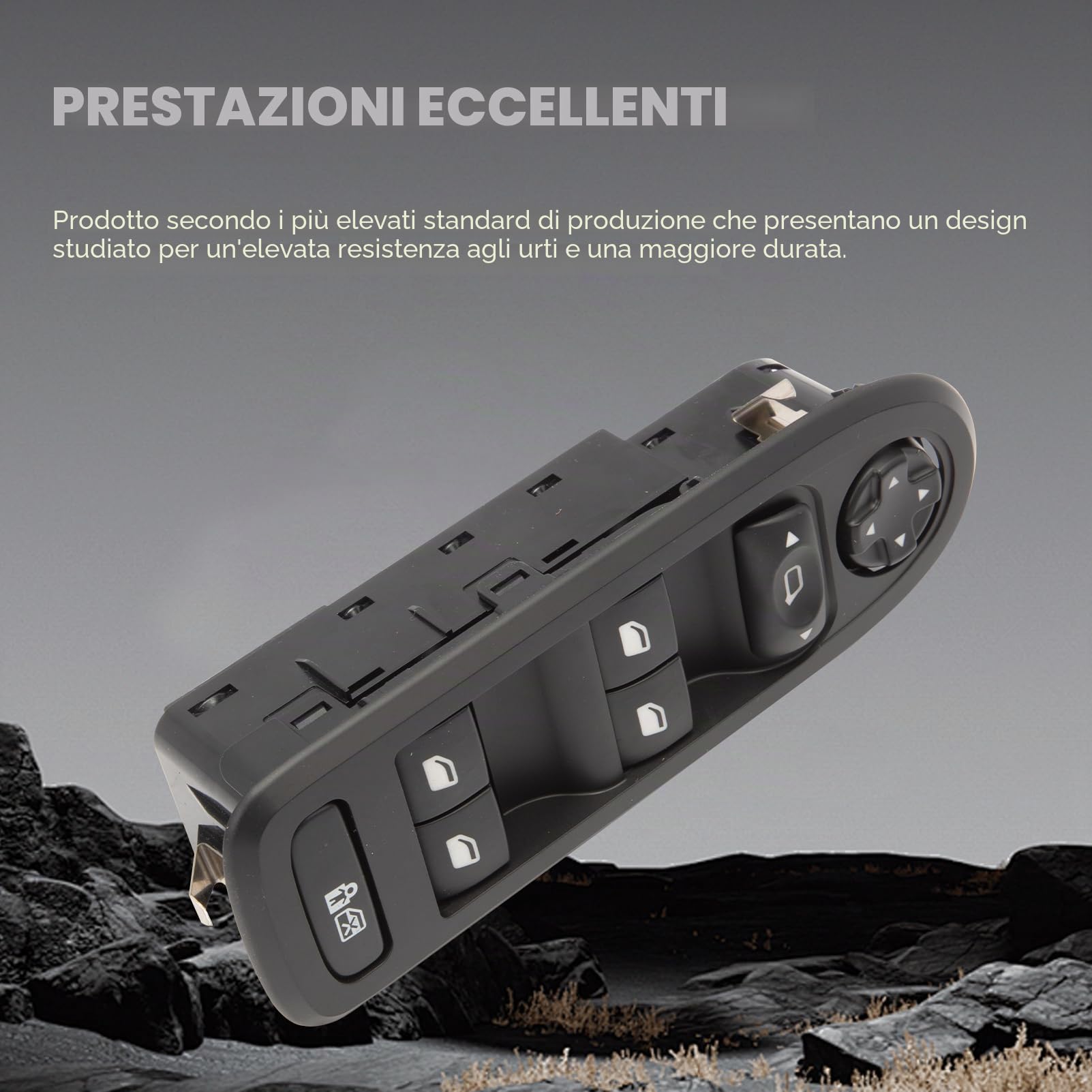 Interruttore Alzacristallo elettrico per 308 508 96644915 96644915XT 26pin | 26 pin C5 Interruttore finestra senza funzione ripiegamento dello specchio 30170396 6490.28