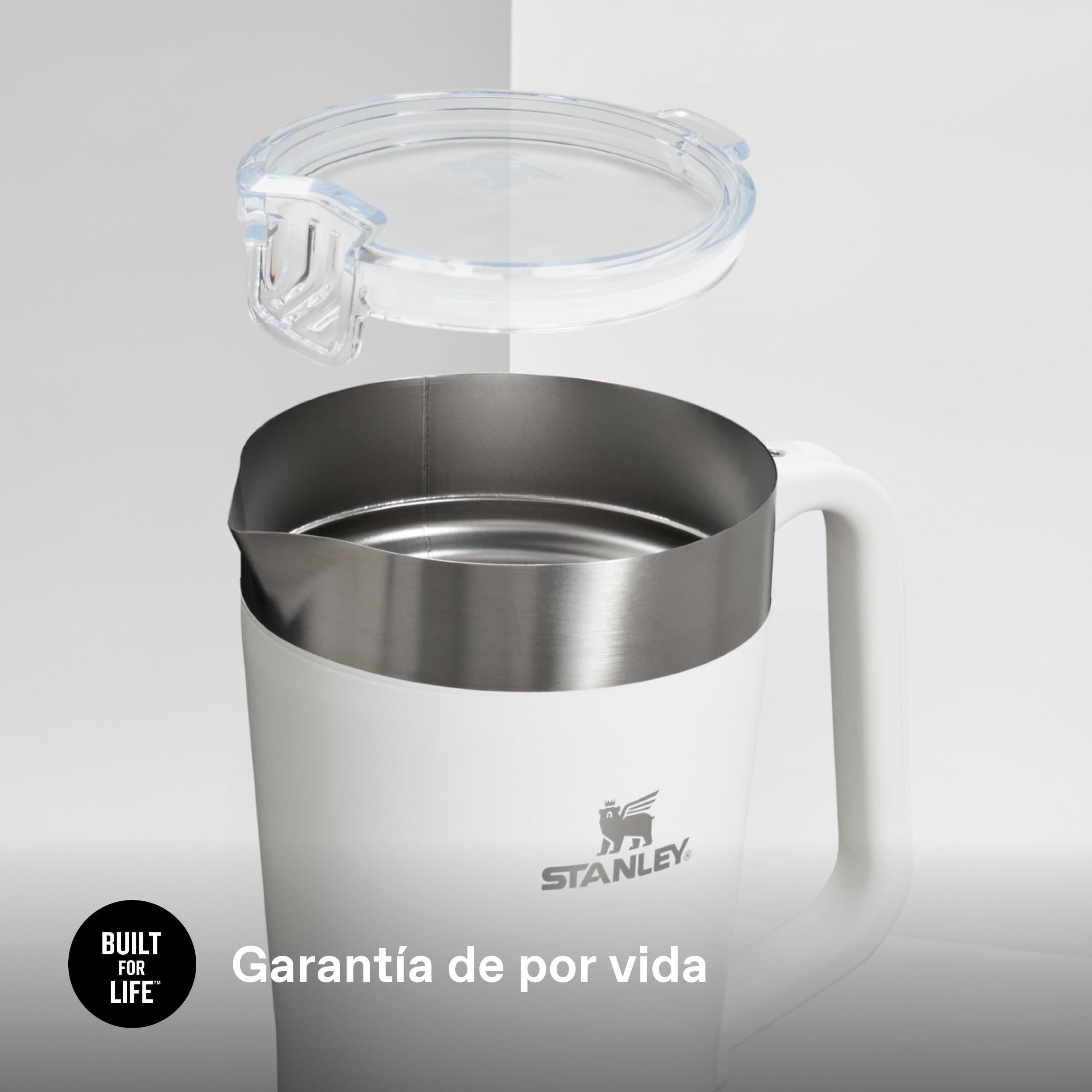 Stanley 1913 Stay Chill Jarra 1.9L - Mantiene 8 Horas Fría - Hielo Hasta 29 Horas - Sin BPA - Doble Pared de Espuma - Apta para Lavavajillas - Asa Resistente - Frost