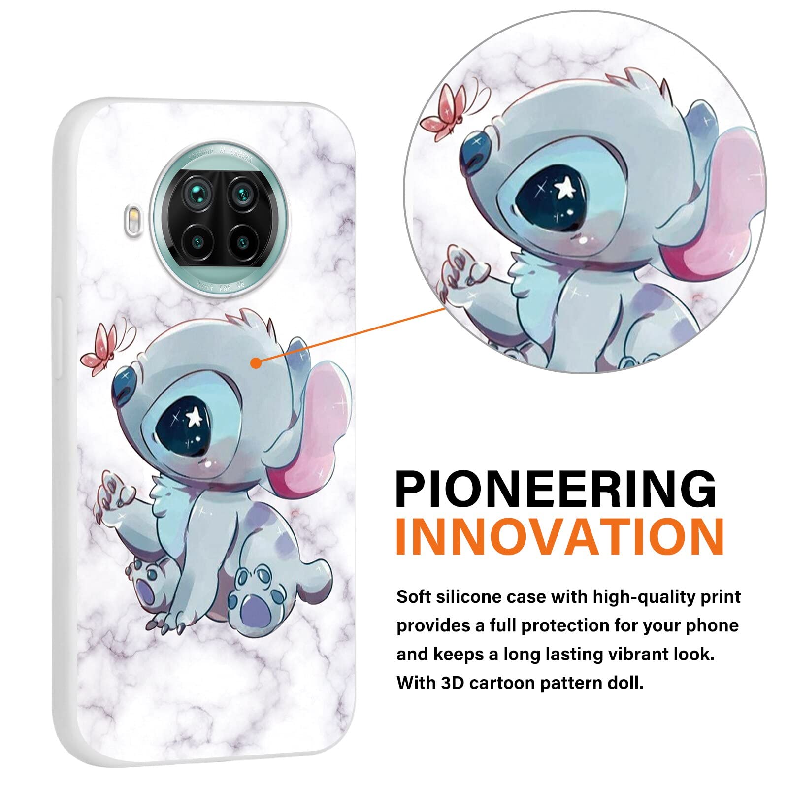 Yojiong Coque Pour Xiaomi Redmi 12C (6.71") Avec Cordon, Silicone Liquide Coque Avec Collier