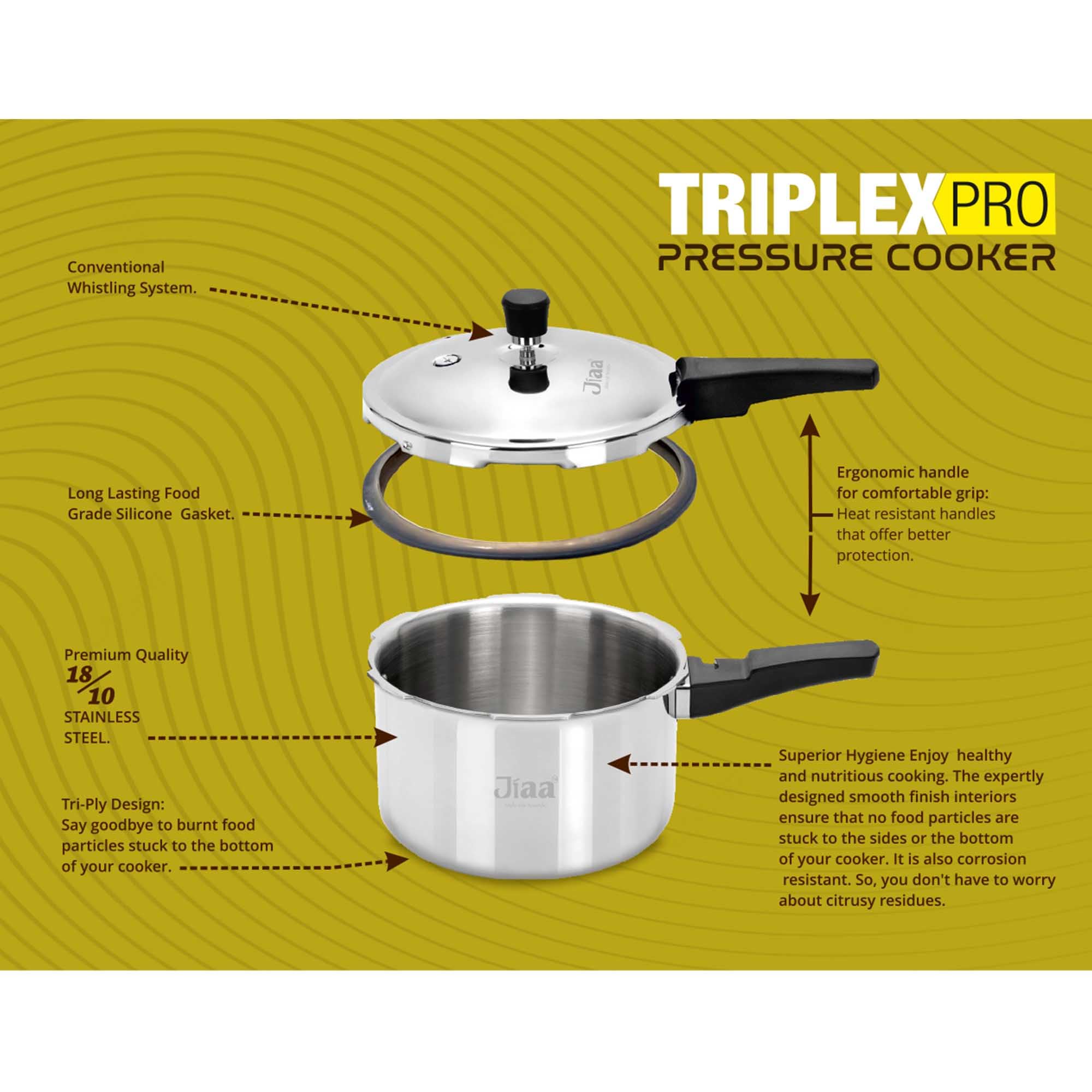 Indus Valley Steel Cooker Online Indus Valley Tri Ply Stainless