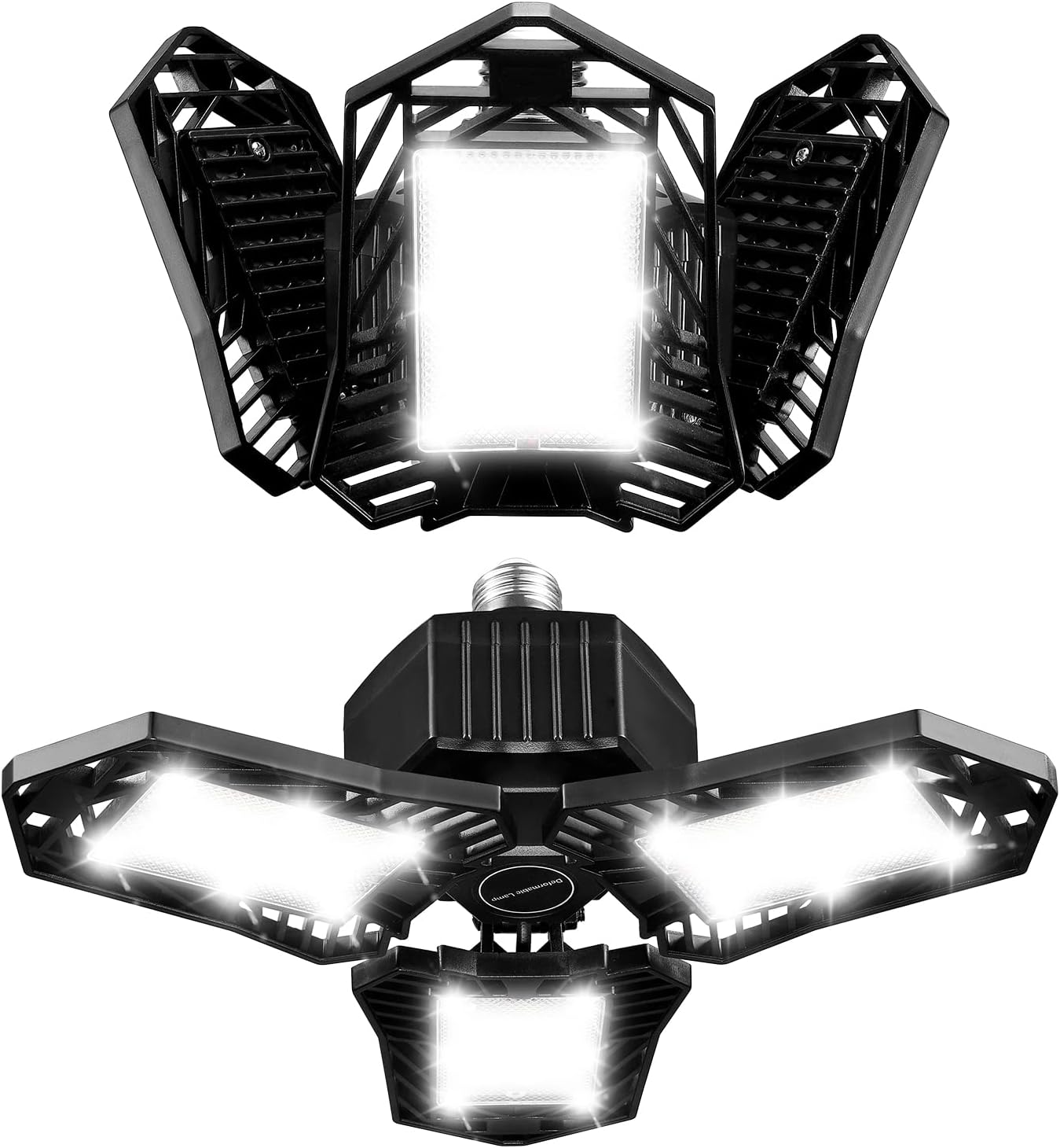 Souwerl Garage Light 2 Pack, Led Garage Light, Garage Lights Ceiling Led, Illuminator 360 Garage Light, Bright Garage Light Garage Light Fixture