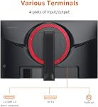 Amazon Basics 24 Inch (23.8 inch viewable) Gaming Monitor, FHD 1080P, 165Hz, VESA Compatible, Adaptive sync, 1ms Response