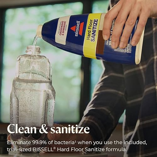 Miniatura 9 de Paquete de BISSELL CrossWave HydroSteam Aspiradora en seco y húmedo, aspiradora multiusos, lavado y vapor, 35151 + fórmula para mascotas