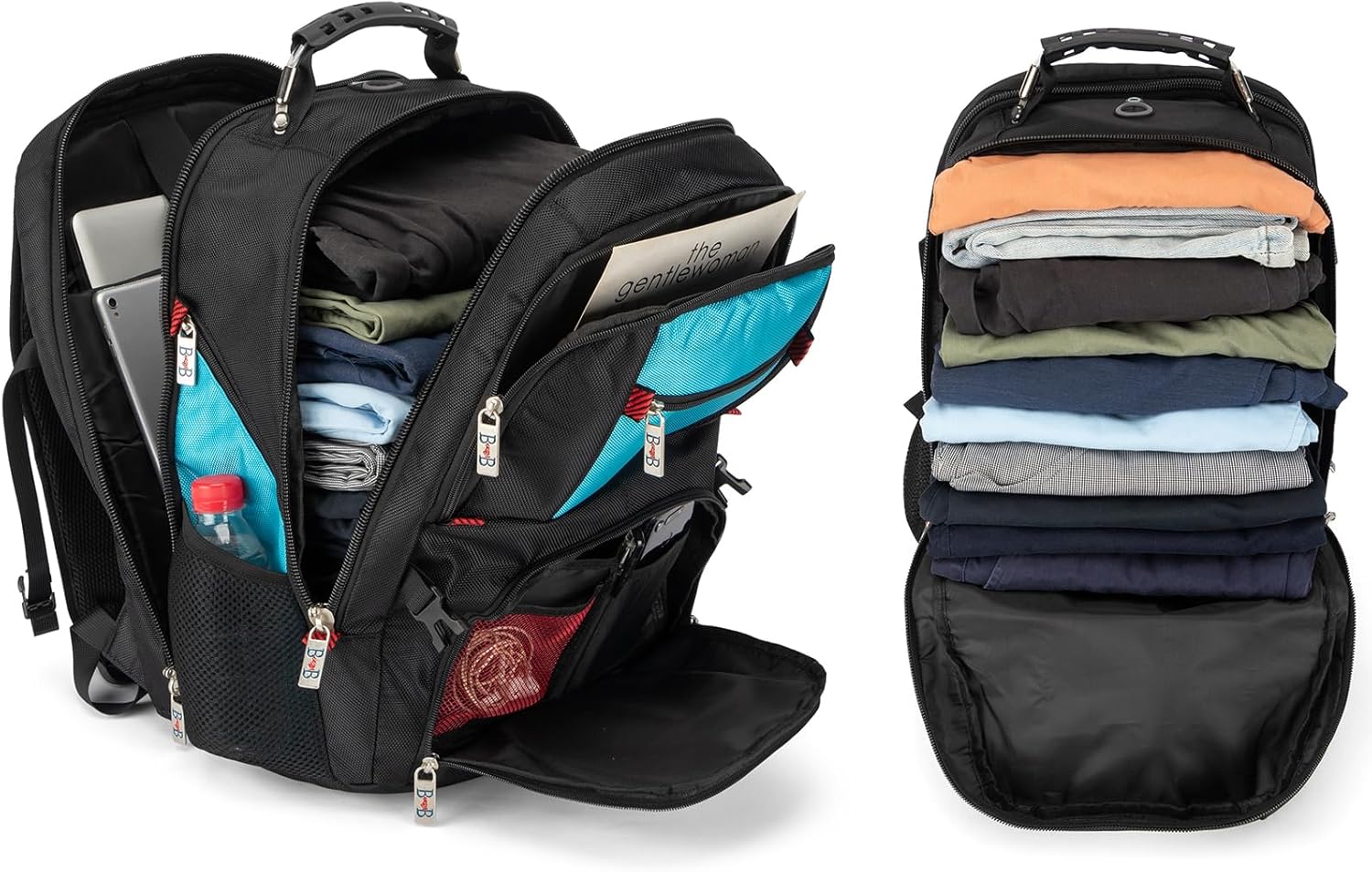 17x13x8 Inches Laptop College Travel Backpacks for Men Women, Under-Seat Backpack for JetBlue, Spirit (Blue)