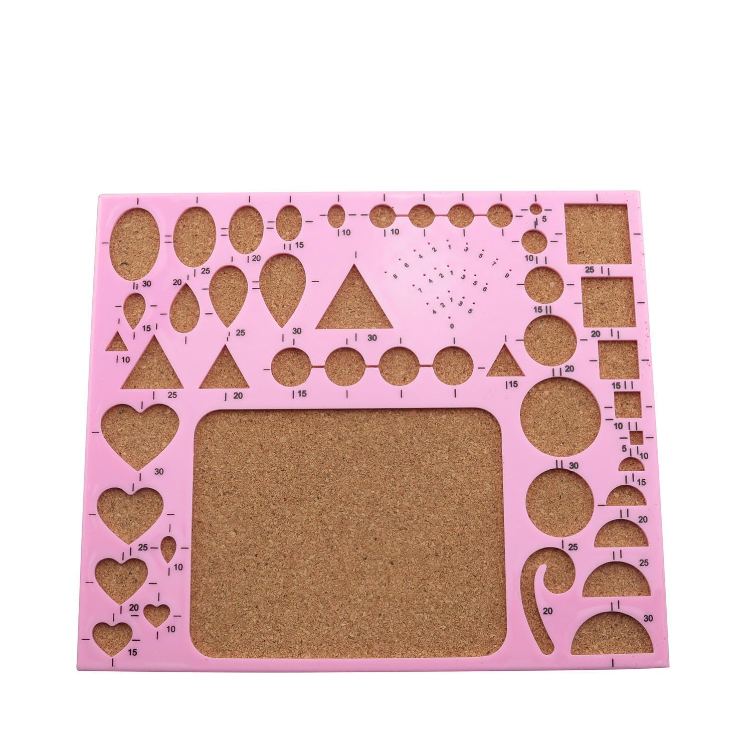 JCBIZ Pink DIY Paper Quilling Template Set Paper Quilling Template Board Mould Crimper Tool for Paper Strips DIY Art Crafts