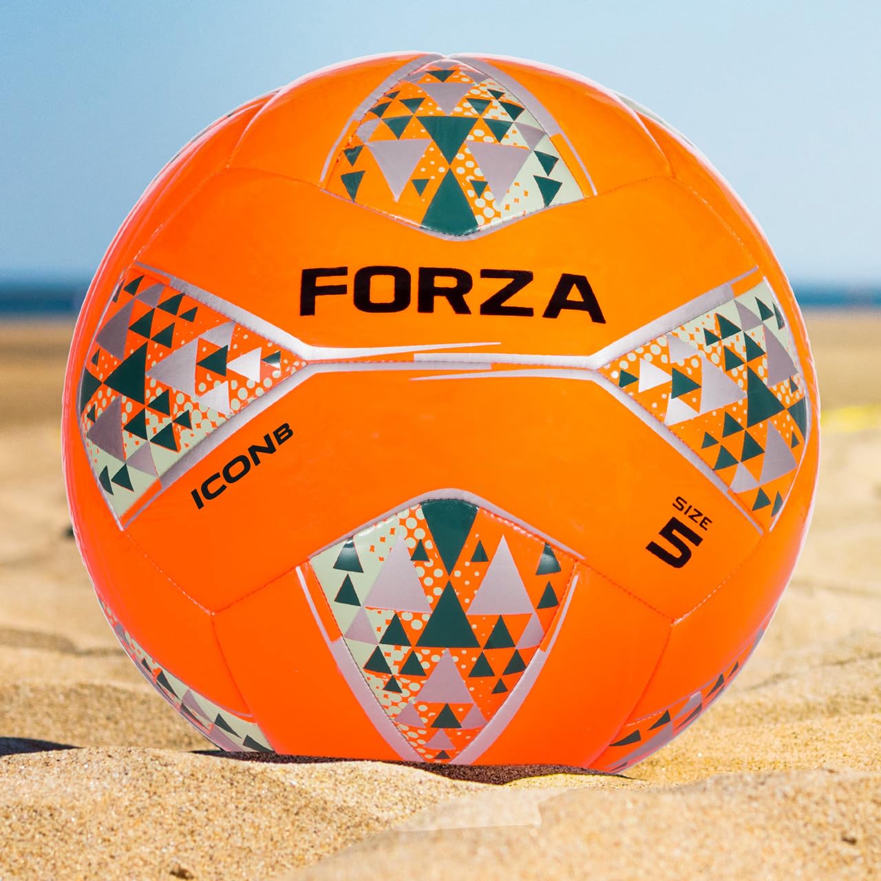 FORZA Icon Beach Footballs │ Football Training Equipment (Size 3 - Pack of 3)