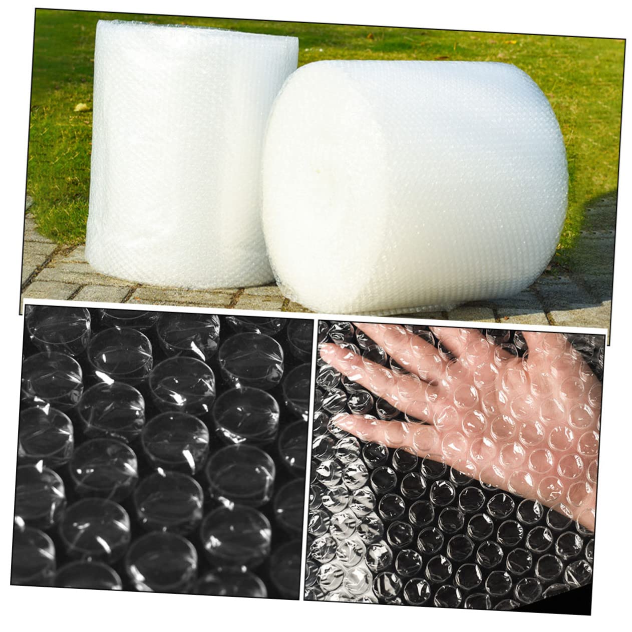 DOITOOL Film à Bulles Antichoc 25cm x 3 Matériau Épaissi Fournitures D'emballage Protection Transport Pour Déménagement Pratique Et Facile à Utiliser