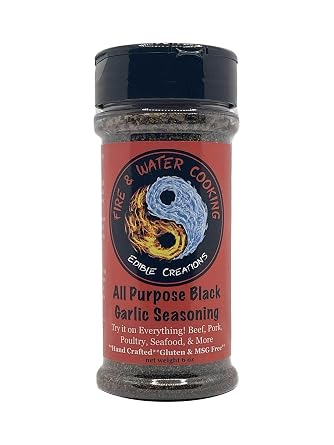 Fire & Water Cooking All Purpose Black Garlic Seasoning