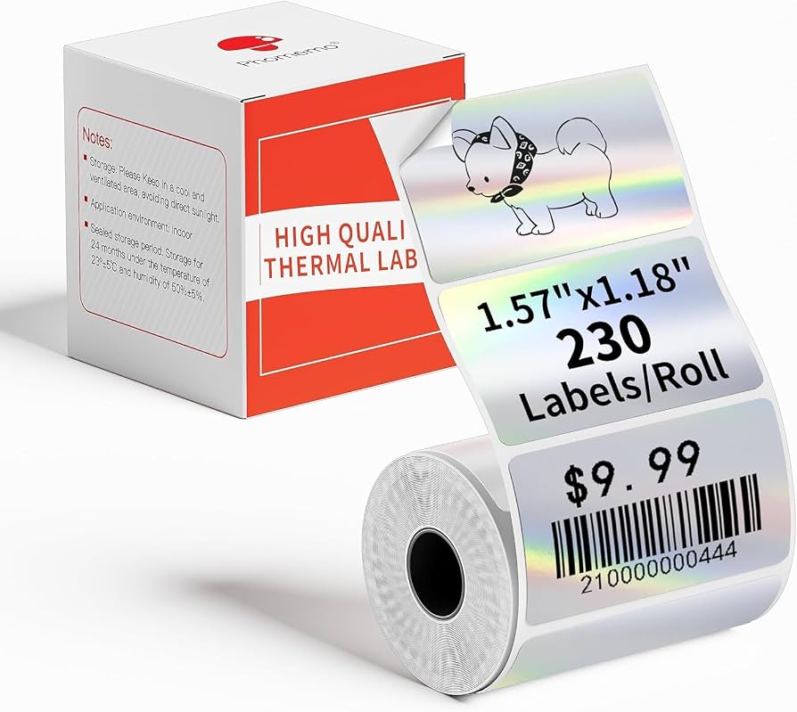 MD Labels Thermoetiketten 32 × 20 mm auf Rolle, 2.000 Stück, permanent haftend – Barcodeetiketten für Thermodrucker MD Labels Thermoetiketten 32 × 20 mm auf Rolle, 2.000 Stück, permanent haftend – Barcodeetiketten für Thermodrucker