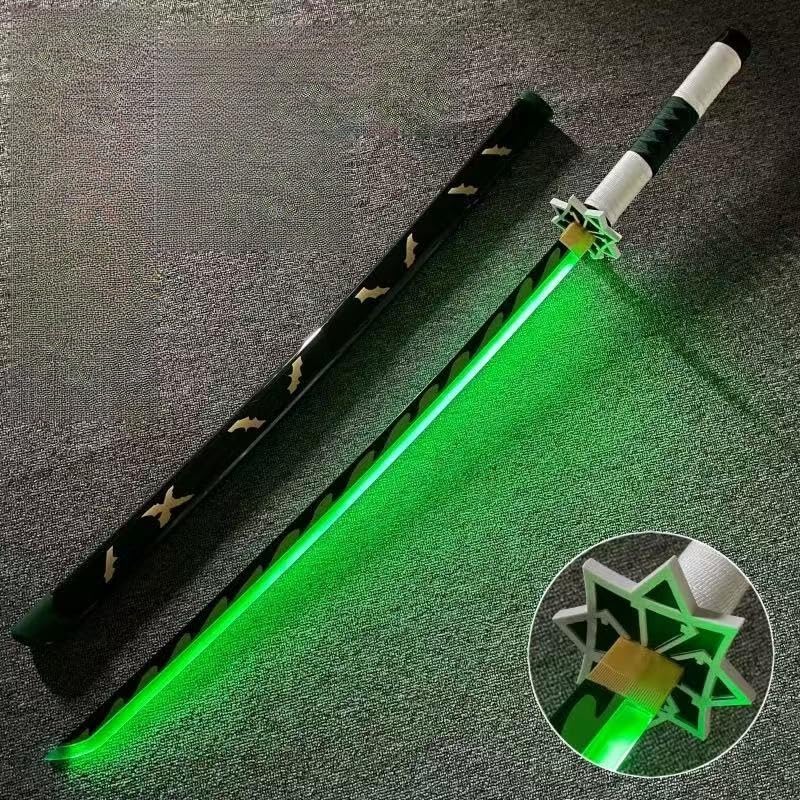 Amazon.co.jp: 我妻 善逸 冨岡 義勇 鬼滅の刃 コスプレ道具 LED発光 熱