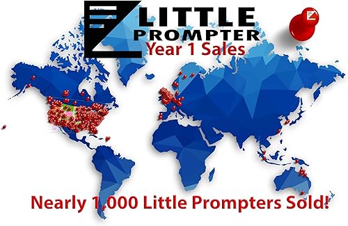 Miniatura 8 de Little Prompter, El teleprompter personal compacto original para producción de video. No requiere estudio. Perfecto para réflex digital, cámaras web