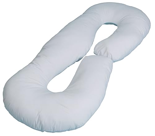 Leachco Snoogle Loop - Funda de almohada de repuesto para el cuerpo ajuste contorneado color marfil