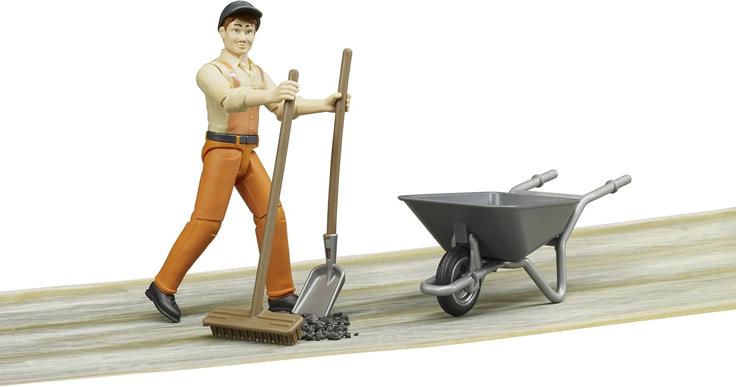 Bruder Figure-Set Municipal Worker Vehicles - Toys