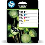 HP 6ZC72AE 934/935 Original Ink Cartridges, Black/Cyan/Magenta/Yellow, Multipack