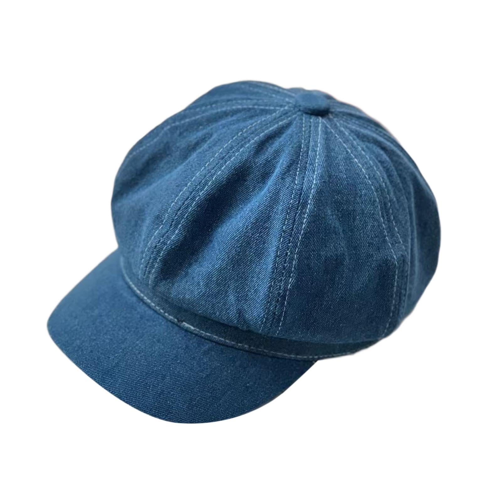 MERISHOPP®Women Newsboy Hat Casual Fashion Golf Cabbie Hat for Hiking Vacation Driving Medium Blue|Clothing, Shoes & Accessories|Womens Accessories|Hats-image-48