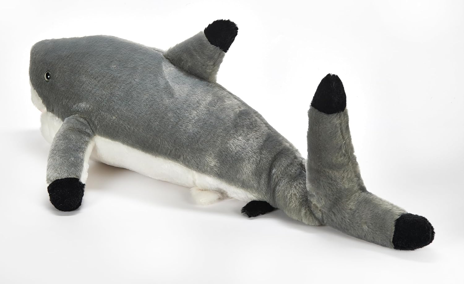 The Petting Zoo Blacktip Shark Stuffed Animal Plushie, Gifts for Kids, Wild Onez Ocean Animals, Shark Plush Toy 32 inches
